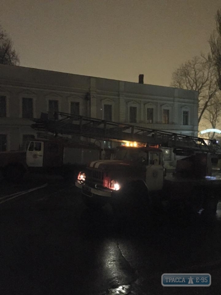 В Одессе горел волонтерский центр на Ланжероновской