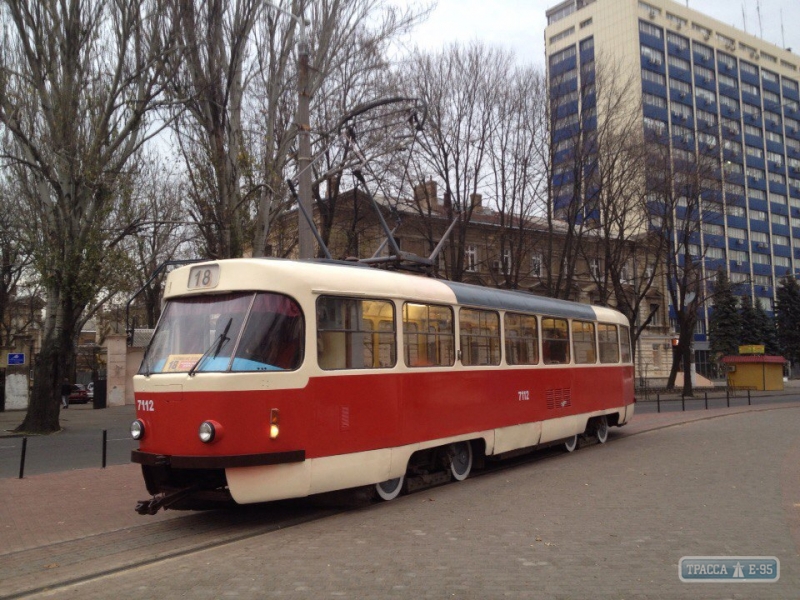 Электротранспорт временно не ходит через площадь 10 Апреля в Одессе