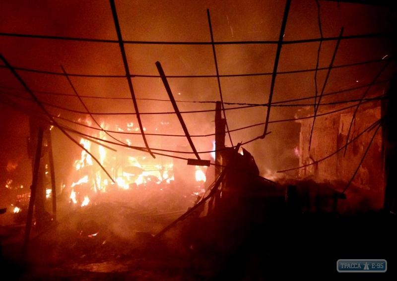 Крупный пожар случился в селе под Одессой