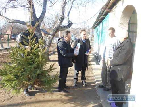 Семьи погибших бойцов АТО в Кодымском районе получили рождественские подарки
