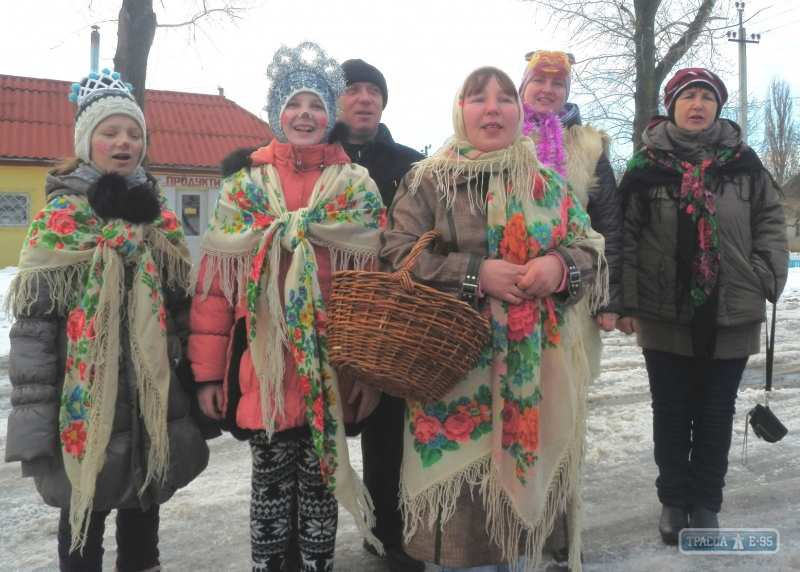 Жители села в Балтском районе в Щедрый вечер устроили сбор средств для бойцов АТО 