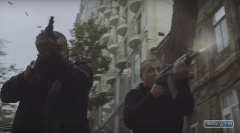 В Одессе сняли короткометражку о покушении на Саакашвили