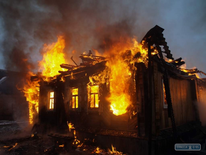 Мать и двое детей погибли в Одесской области во время пожара 