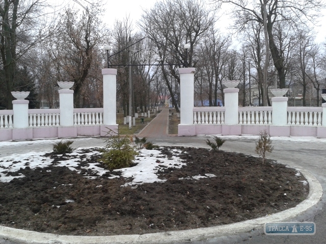 Власти Фрунзовки Одесской области на месте снесенного памятника Ленину посадили маленькую елку