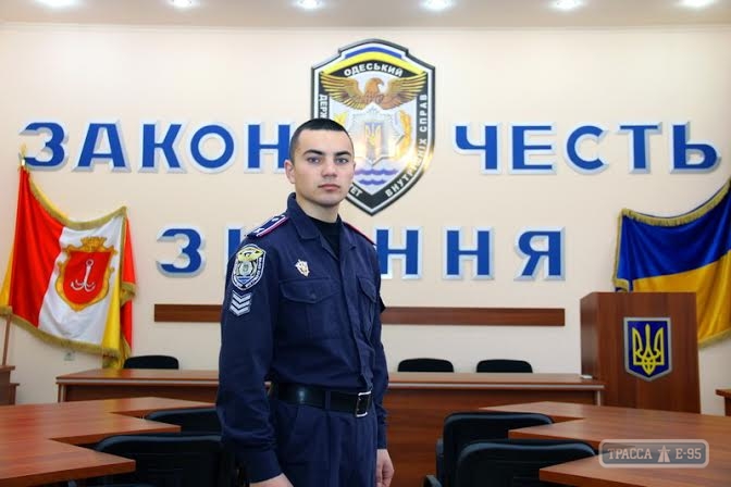 Одесский курсант задержал вора, возвращавшегося с кражи