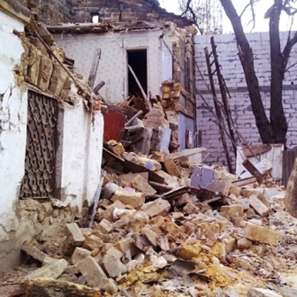 Еще один старый жилой дом рухнул в Одессе