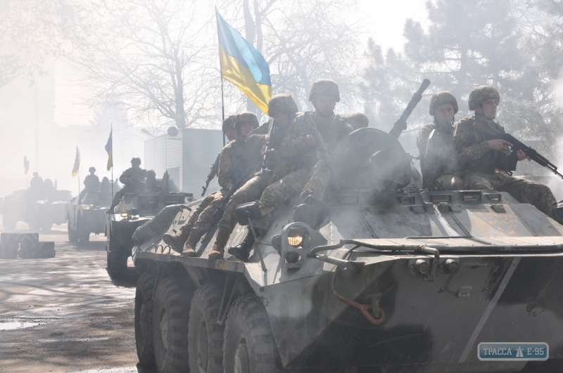 Военные проводят учения по усилению обороны военных объектов Одесской области на майские праздники