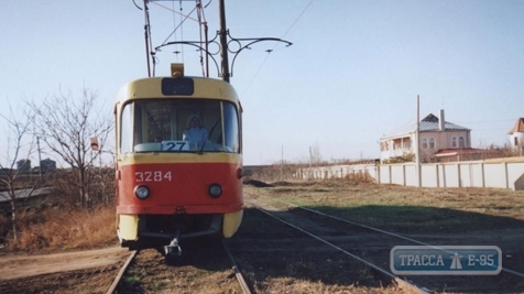 Трамвай в Одессе сократил маршрут из-за подтопления рельс