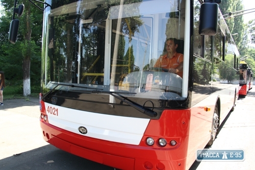 Новые троллейбусы с камерами и Wi-Fi вышли на улицы Одессы (фото) 