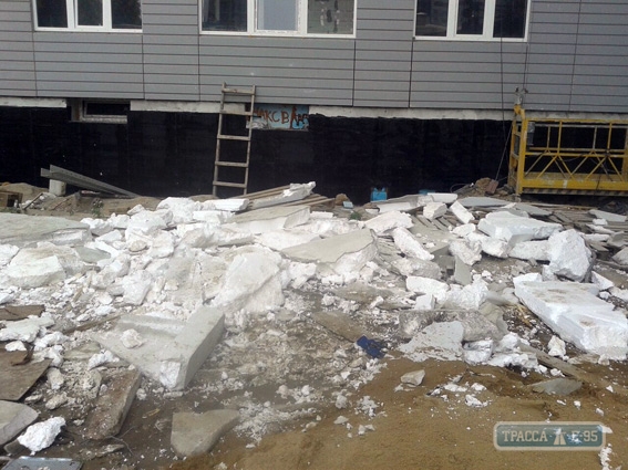 Полиция занялась расследованием ЧП на стройплощадке в Одессе