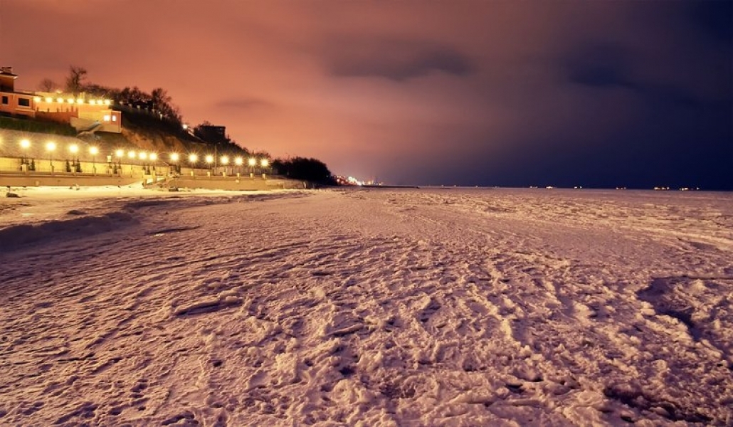 Черное море замерзло. 