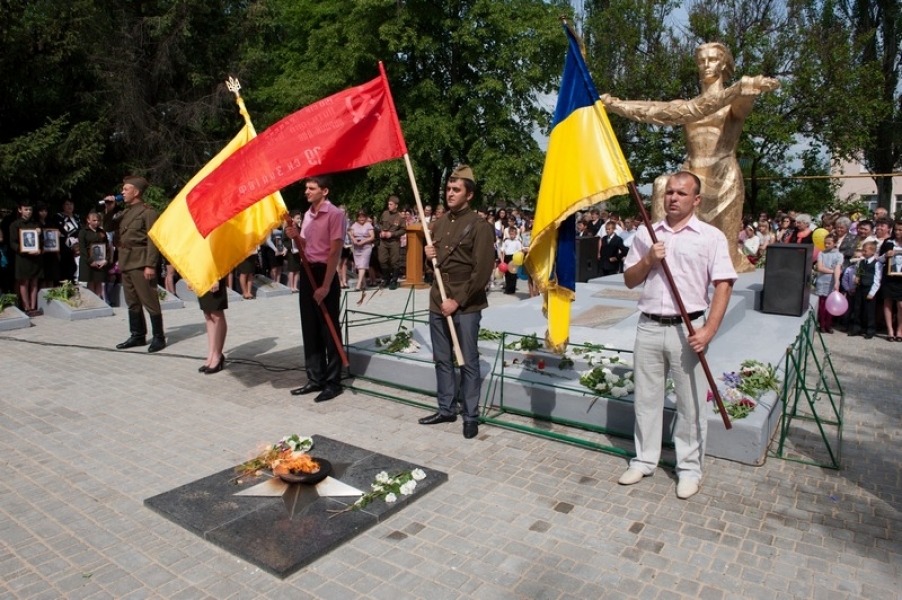 Жители Ширяево Одесской области отметили 67-ю годовщину Великой Победы