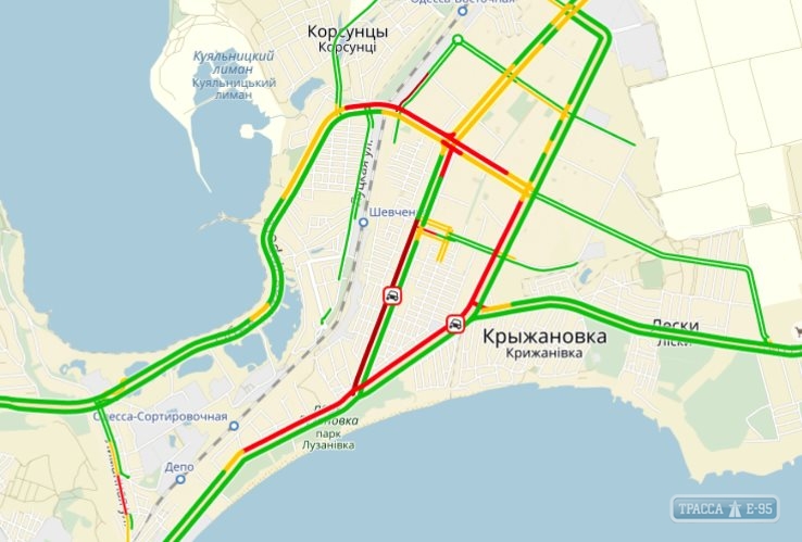 Одесса поселок котовского карта