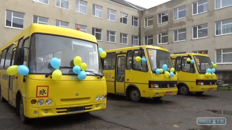 Ширяевский район получил три новых школьных автобуса