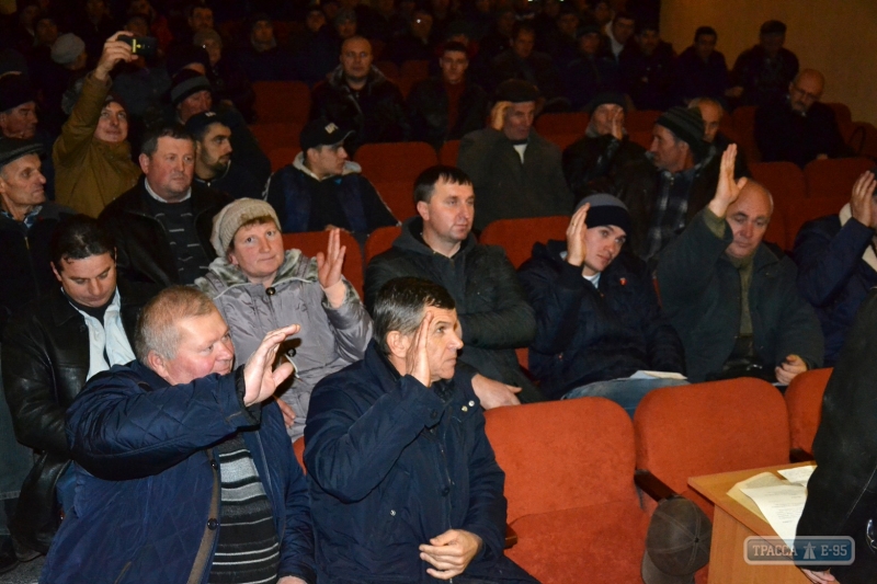 Сельсовет на юге Одесщины удовлетворил требования жителей, взбунтовавшихся из-за земельного вопроса