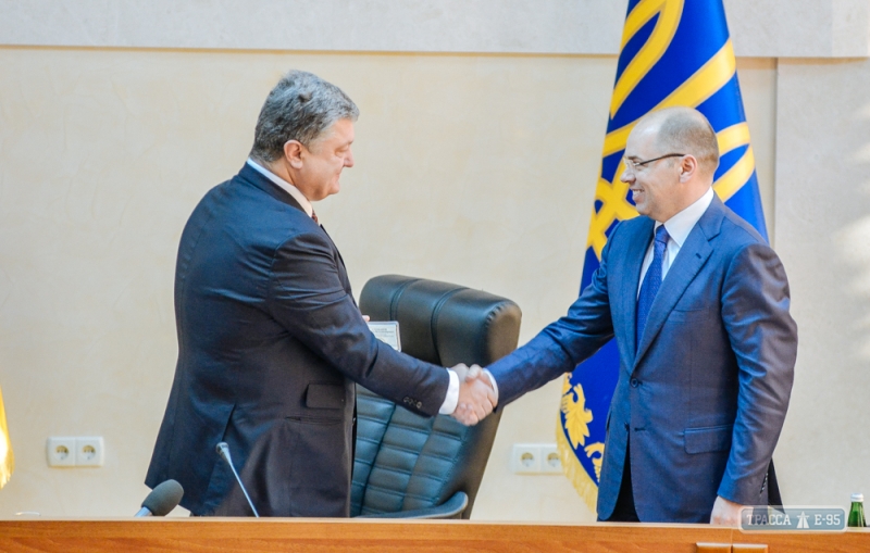 Президент представил нового главу Одесской области (фото)