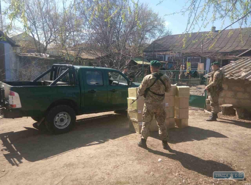 Пограничники выявили в Одесской области крупную партию контрабандного алкоголя и сигарет