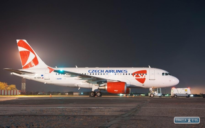 Чешская авиакомпания увеличила частоту рейсов из Праги в Одессу
