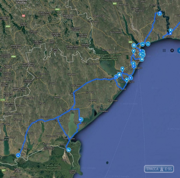 Новый туристический маршрут длиной в 295 км может появиться в Одесской области