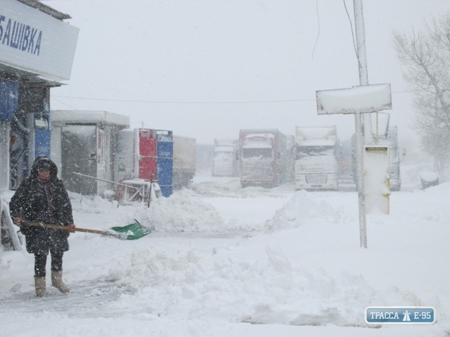 Снегопад продолжается: шесть сел Одесской области уже остались без электричества