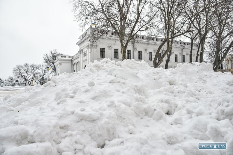 Одесса во время снегопада (фоторепортаж)