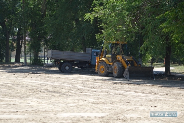 Строительство новой спортплощадки стартовало в Болграде