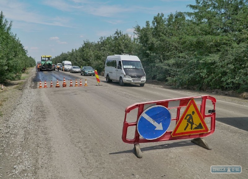 Ремонт трассы Одесса - Рени от моста возле Паланки до села Монаши обещают завершить в сентябре