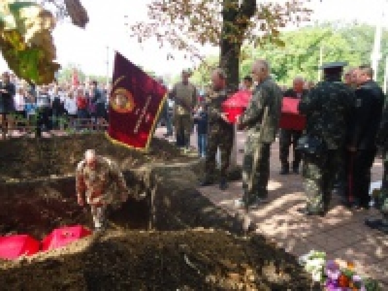 Торжественное перезахоронение 18 неизвестных солдат состоялось в Одесской области