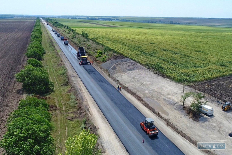 Работы на шести автомагистралях Одесской области будут завершены в 2018 году