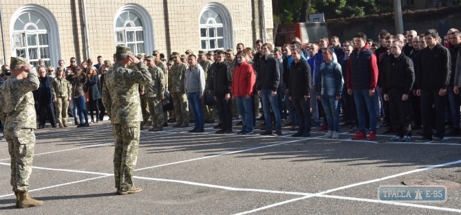 Осенний призыв в Одесской области: ряды Вооруженных сил Украины пополнили 70 новобранцев