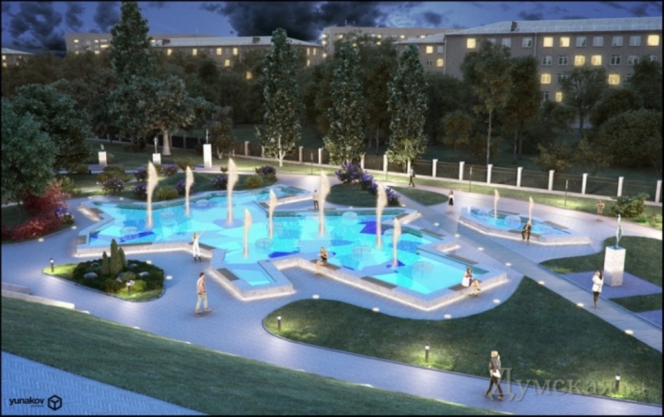 Азербайджанцы построят летний театр и фонтан в новом сквере в Одессе (фото)