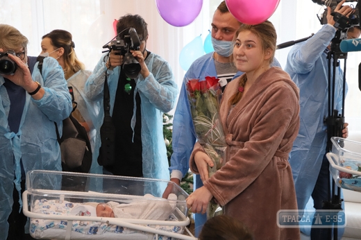 Первым новорожденным в новом году в Одессе стал мальчик