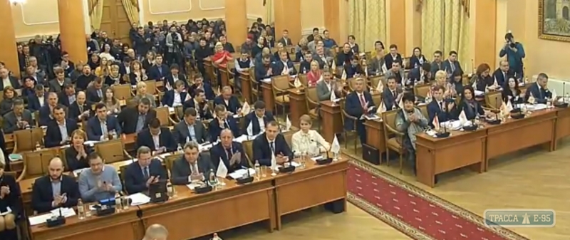 Заседание очередной сессии горсовета проходит в Одессе