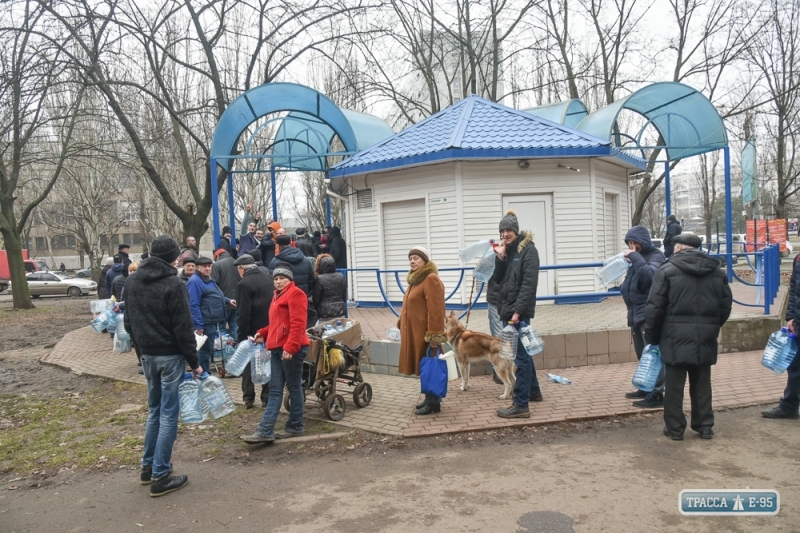 Авария на электросетях привела к отключению водоснабжения во всех районах Одессы