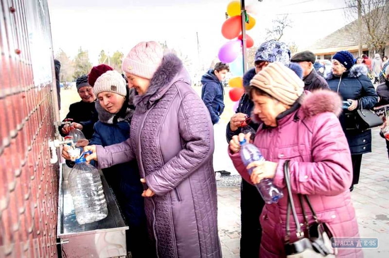 Бювет открылся в селе Одесской области, в котором никогда не было своей питьевой воды