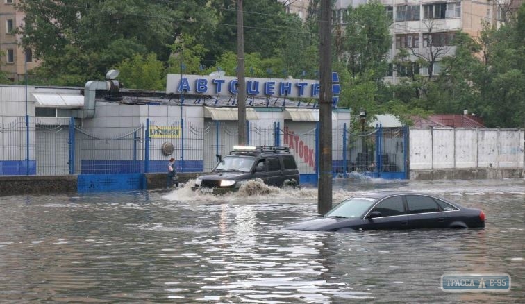 Одесские чиновники не ожидали столь сильного дождя 