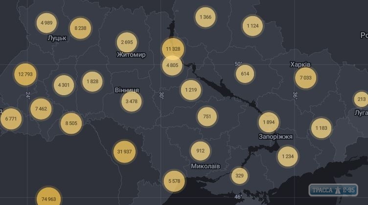 2106 случаев коронавируса выявлены за сутки в Украине, 170 - в Одесской области