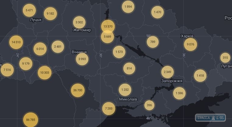 2141 случай коронавируса выявлен за сутки в Украине, 189 - в Одесской области