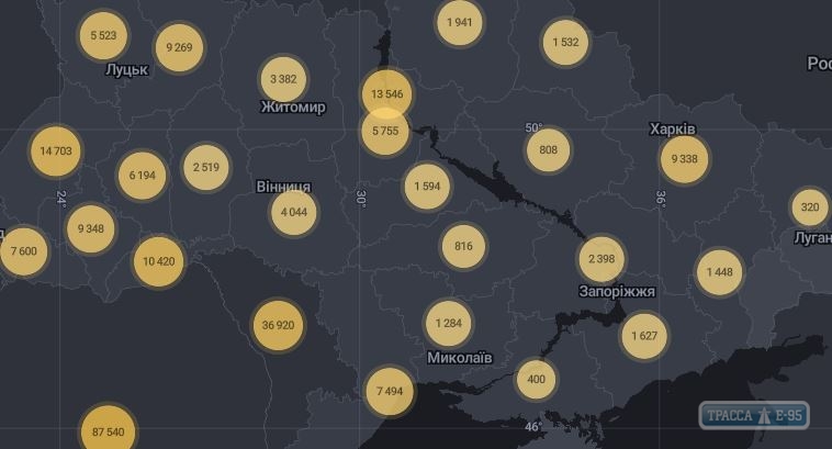 2088 случая коронавируса выявлены за сутки в Украине, 211 - в Одесской области