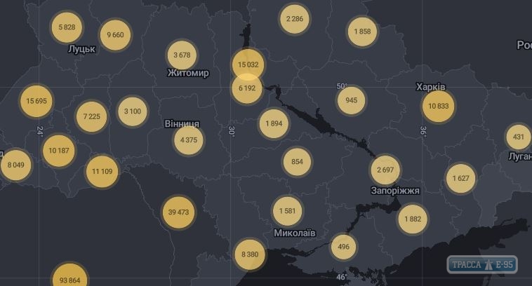 120 случаев коронавируса выявлены за сутки в Одесской области