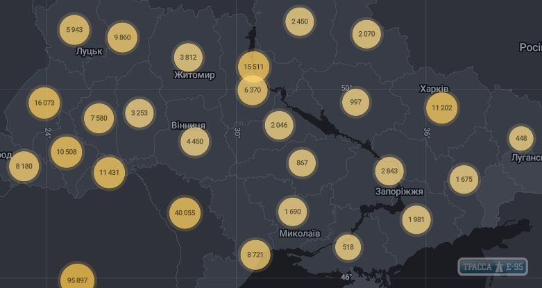 196 случаев коронавируса выявлены за сутки в Одесской области