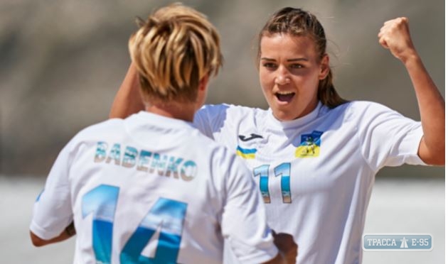 Ананьевская женская команда успешно дебютировала в Кубке Европейских чемпионов по пляжному футболу