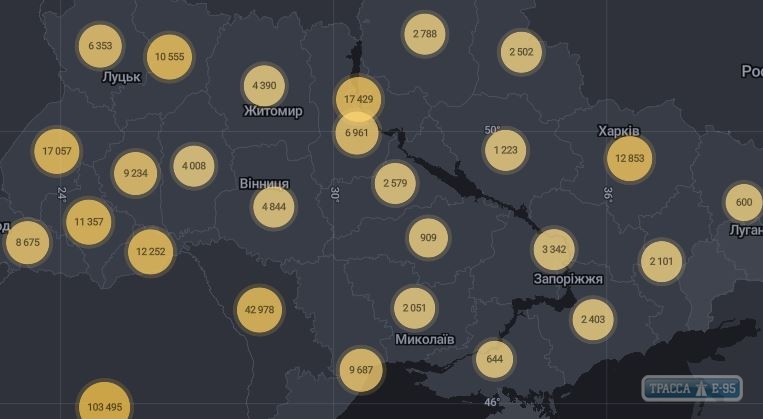 205 случаев коронавируса выявлены за сутки в Одесской области