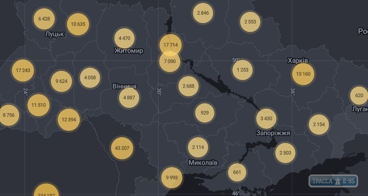 306 случаев коронавируса выявлены за сутки в Одесской области