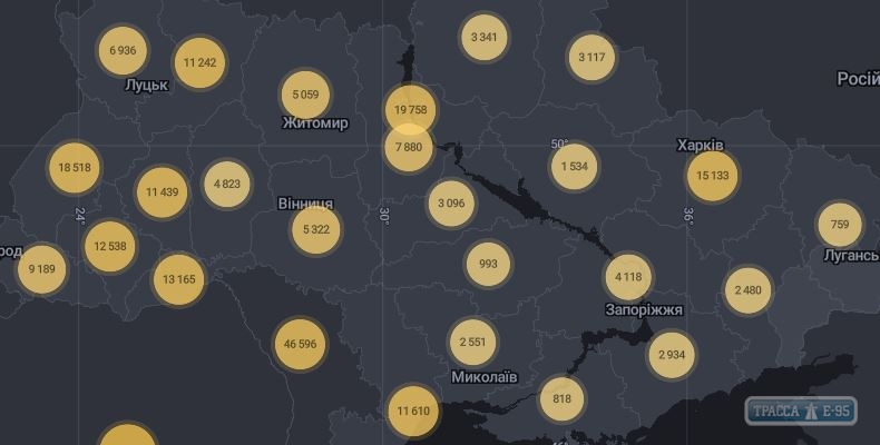188 случев коронавируса выявлены за сутки в Одесской области
