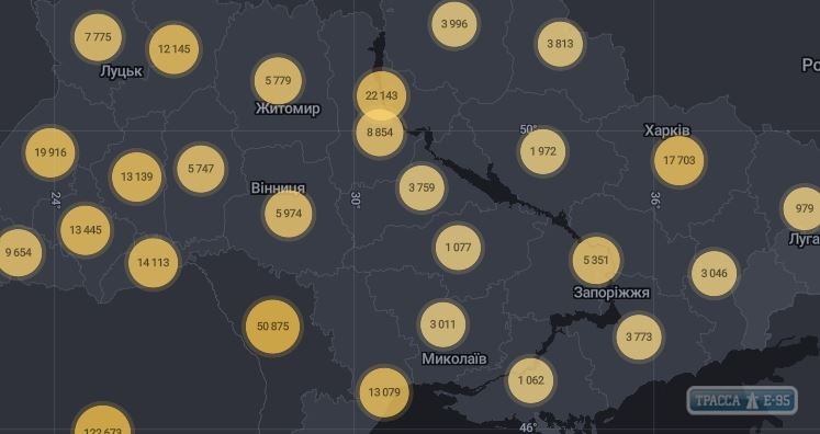 203 случая коронавируса выявлены за сутки в Одесской области