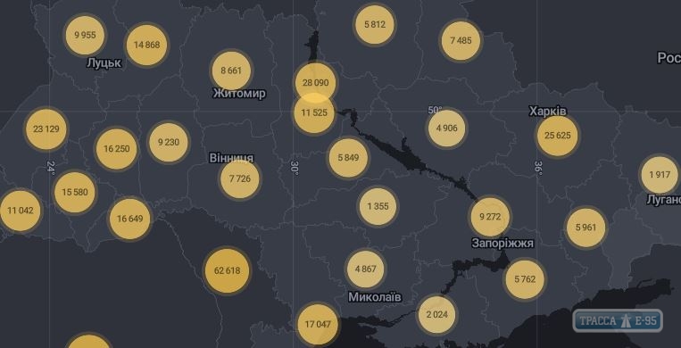 277 случаев коронавируса выявлены за сутки в Одесской области