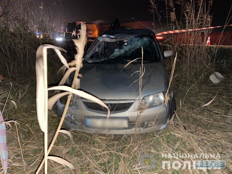 Пьяный водитель задавил людей на обочине дороги в Одессе