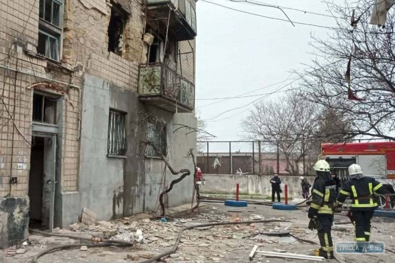 Взрыв газа повредил дом в Одессе