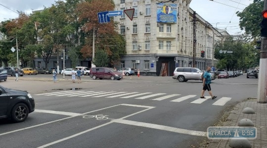 Велодорожка появилась в Одессе на Пироговской